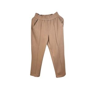Maison d’Amélie Paris Beige Trousers Size S Elastic Waist.